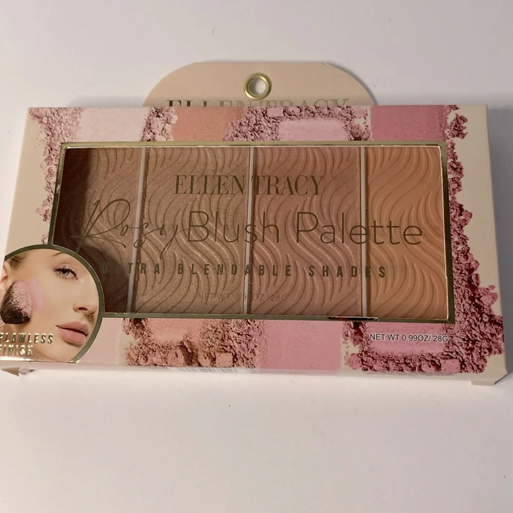 Ellen Tracy Rosy Blush Palette – 4 Ultra Blendable Shades